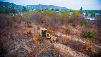 Montemorelos habilita brechas para evitar incendios en pastizales / Especial