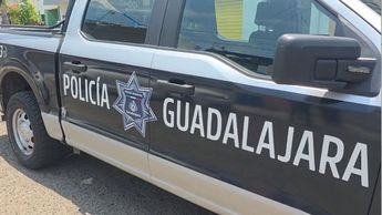 Patrulla de la Policía de Guadalajara en el lugar donde el músico de mariachi fue hallado muerto | Alan Castellanos