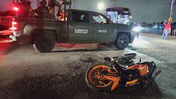El motociclista terminó con graves heridas y se encuentra en estado grave de salud | Javier León