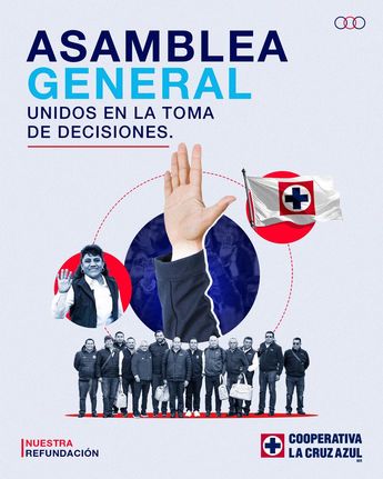 La asamble general de la Cooperativa Cruz Azul definirá si Victor Velazquez continúa. | @CruzAzulSCL