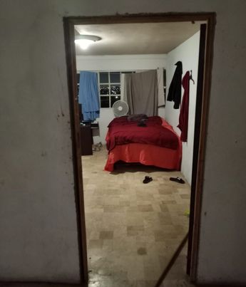 Domicilio donde fue rescatada la mujer en Guadalupe, Nuevo León. | Cortesía
