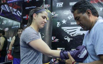 Lorena Alejandra Sánchez destacó que en el gimnasio en el que entrena hay un ambiente de igualdad y respeto / Alfredo Fernández