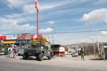 Militares quedaron a resguardo de la zona en la colonia Santa Catarina de San Francisco Totimehuacán / Agencia Es Imagen