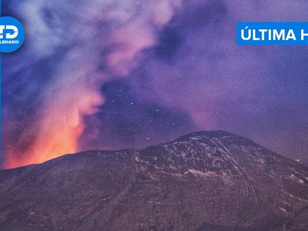 El semáforo de AlertaVolcánica permanece en Amarillo Fase 2, pero la actividad constante del volcan continua / Andrés Lobato