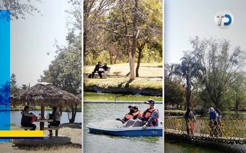 Aspectos del Parque Ecológico de Puebla / Agencia Enfoque / Diseño Óscar Ávila