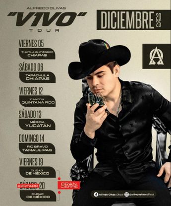 Alfredo Olivas dará 2 conciertos en la Monumental Plaza de Toros 'La México' | Facebook