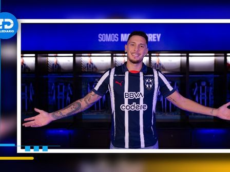 Presentación en vivo de Lucas Ocampos en Rayados / @Rayados