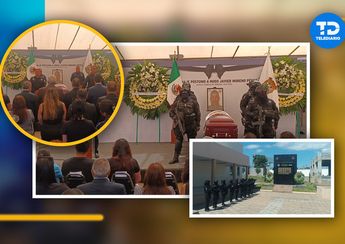 Realizan homenaje a policía que perdió la vida en cumplimiento de su deber en Coahuila.