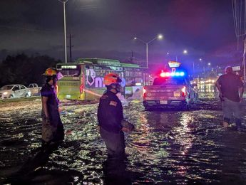 Los rescatistas municipales no reportaron personas fallecidas o lesionadas por las fuertes lluvias. | Cortesía