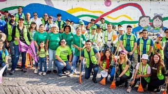 Colaboradores y miembros de la comunidad suman esfuerzos para transformar los entornos locales | Cortesía