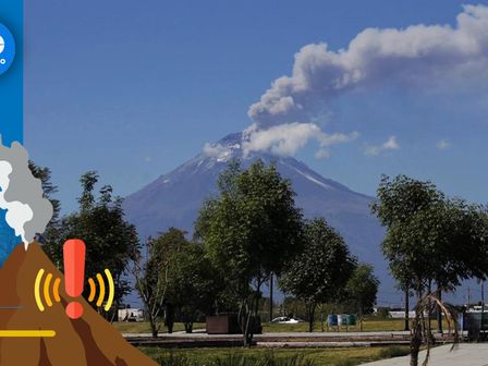 Actividad del Popocatépetl 15 de septiembre de 2024 / Andrés Lobato