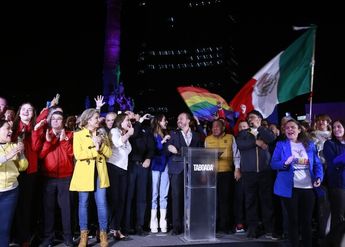 Así inicio oficialmente su campaña Santiago Taboada en el Ángel de la Independencia / Juan Carlos Bautista