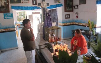 Niño Fidencio en comunidad Espinazo