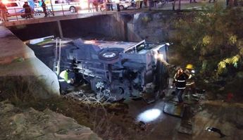 El incidente dejó 18 heridos, tres de ellos de gravedad, los cuales fueron trasladados al Hospital Universitario y al Hospital 22 del IMSS. | Cortesía