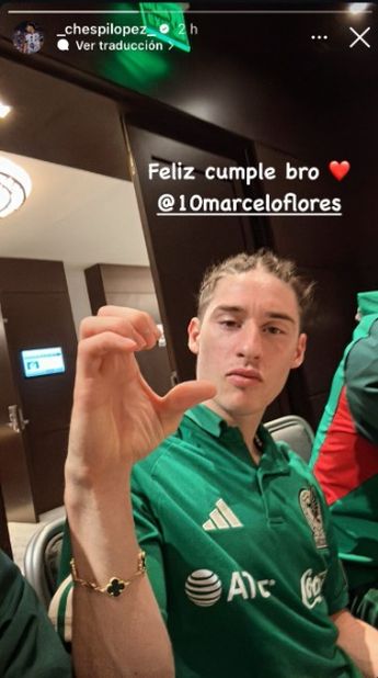 Chespi López felicita a Marcelo Flores por su cumpleaños