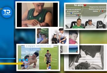 Jugadores de Rayados día del padre / captura
