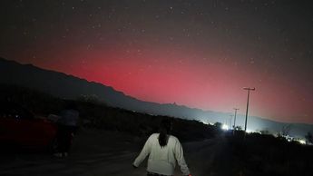 El espectáculo natural se observó la noche del martes 11 de noviembre sobre la carretera a Icamole. | FB Sociedad Astronómica de Nuevo León