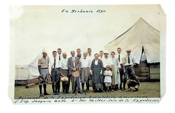 Personal de la expedición científica norteamericana
