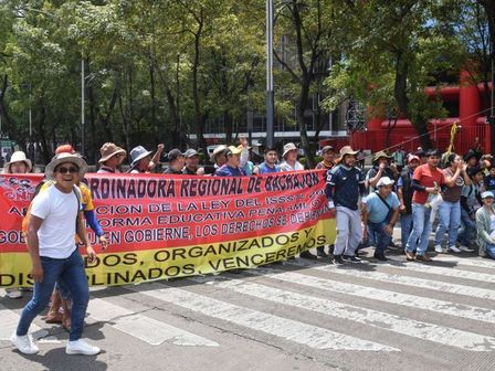 CNTE mantiene jornadas de manifestación en Ciudad de México y otros estados. | Mario Jasso | Cuartoscuro