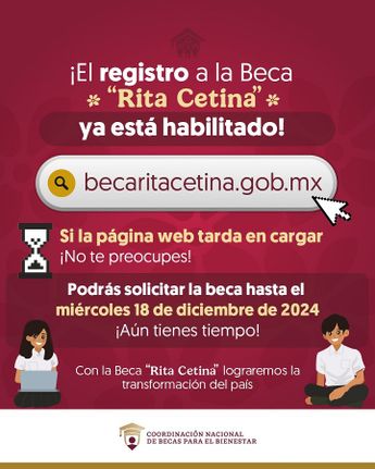 Fechas de registro para la beca Rita Cetina en 2024 / Cortesía