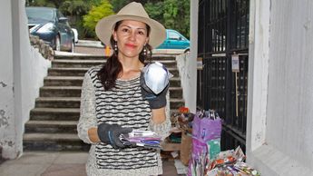 Zaira Falcón, creadora de la iniciativa de reciclaje 'Seres' | Melanie Torres