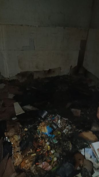 Daños por incendio. | Cortesía