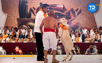 Gobernador de Puebla participa en el ritual de la Danza de la Matanza 2023 para dar inicio a la temporada de Mole de Caderas / Agencia Enfoque