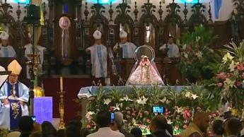 Virgen de Zapopan colocada en el altar principal / Especial