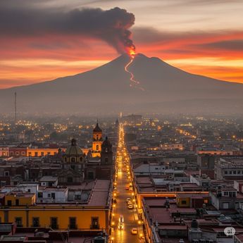 El Popocatépetl se encuentra en el centro de México, entre los estados de CdMx, Morelos y Puebla. (Gemini)