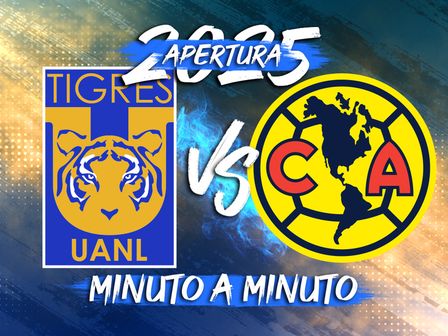Sigue minuto a minuto el duelo de la jornada 5 entre Tigres y el América desde el Estadio Universitario. / Especial