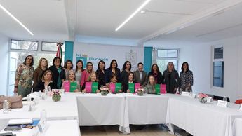 La secretaria de Educación recalcó la deuda histórica que tiene la sociedad mexicana con la mujer. | Leyda Estrada