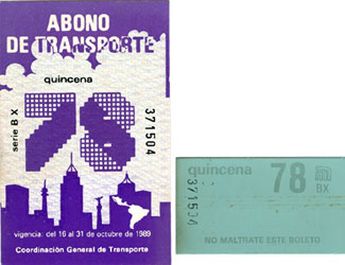 Boletos "Abono Metro" | Especial