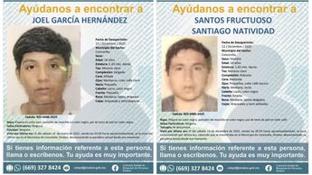 Fichas de búsqueda Joel García Hernández y Santos Fructuoso Santiago Natividad | Wendy Salazar