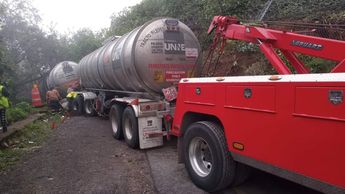 Un derrumbe en el kilómetro 231 de la autopista Puebla-Orizaba se registró el 26 de octubre / Isabel Zamudio