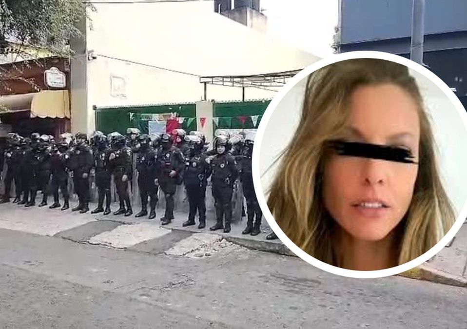 Por la audiencia de vinculación a proceso de 'Lady Racista', policías capitalinos resguardaron los juzgados en la Doctores / Miguel Martínez Sarmiento