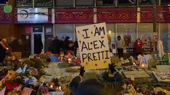 Comunidad desafía frío extremo para honrar a Alex Jeffrey, asesinado por ICE
