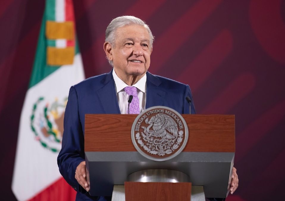 AMLO en La Mañanera. | Presidencia