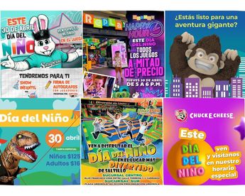Museos, plazas y centros recreativos ofrecen dinámicas y precios especiales para celebrar a los niños en Saltillo. | Canva