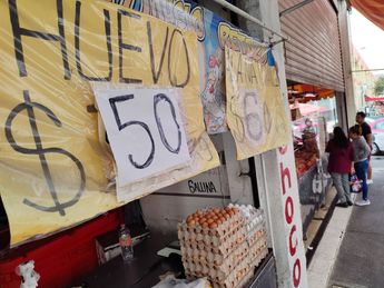 Aumenta precio del huevo en México
