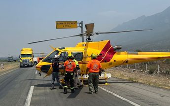 Fuerte accidente en Carretera a Saltillo