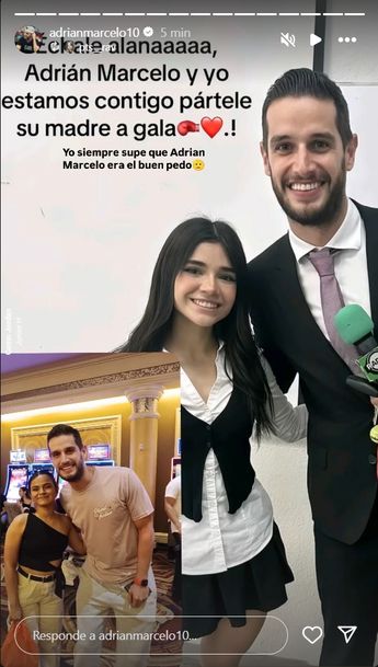 Esta fue la reacción de Adrián Marcelo al resultado del combate entre Alana Flores y Gala Montes