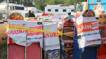 Ejército Mexicano, Policía Metropolitana y Comisaría Municipal aseguran máquinas tragamonedas en Tlajomulco | Foto: Gobierno de Tlajomulco