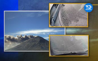 Se registra caída de ceniza del Volcán Popocatépetl en varios municipios de Puebla | Especial
