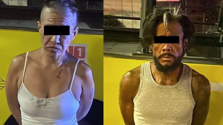 Los implicados fueron identificados como Nahúm de 27 años y Brenda Joselyn de 32. | Cortesía