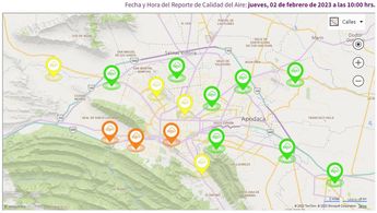 El Centro de Monterrey, San Pedro y Santa Catarina registraron mala calidad del aire. | Cortesía