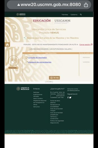 Hackeo a la página de la SEP