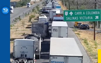 Tráfico detenido por volcadura de pipa en Carretera Colombia | Agustín Martínez