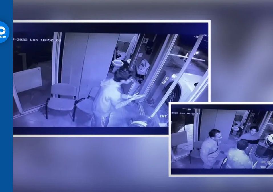 Aspectos de la golpiza que Jonathan le dio a un vigilante de seguridad en Lomas de Angelópolis / Especial