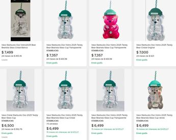 Los precios del vaso Bearista en reventa llegan a alcanzar hasta siete veces el precio oficial en tienda | Mercado Libre