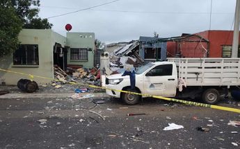 La explosión ocurrió por una presunta acumulación de gas en el domicilio de Pesquería, Nuevo León. | Agustín Martínez